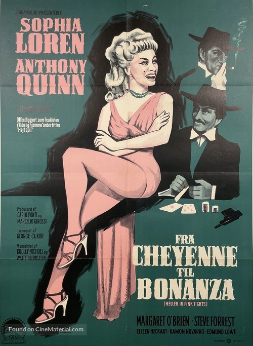 Heller in Pink Tights - Danish Movie Poster