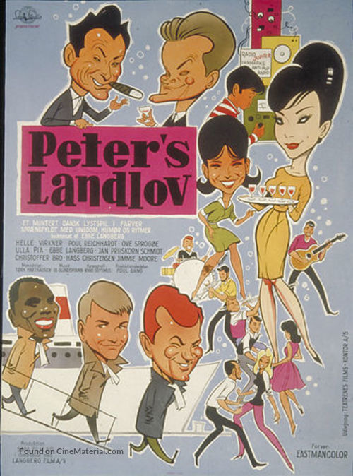 Peters landlov - Danish Movie Poster