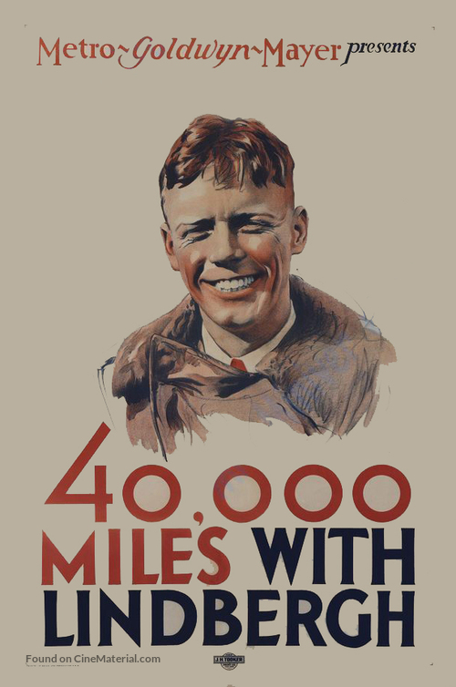 40,000 Miles with Lindbergh - Movie Poster