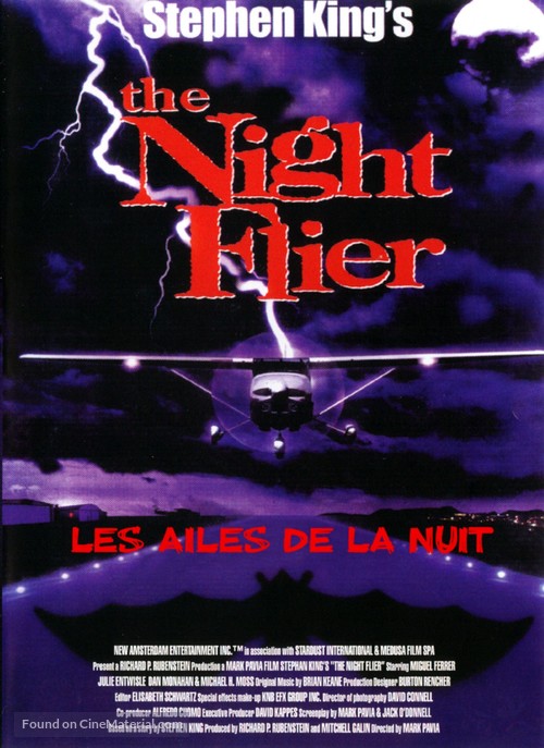 The Night Flier - French DVD movie cover