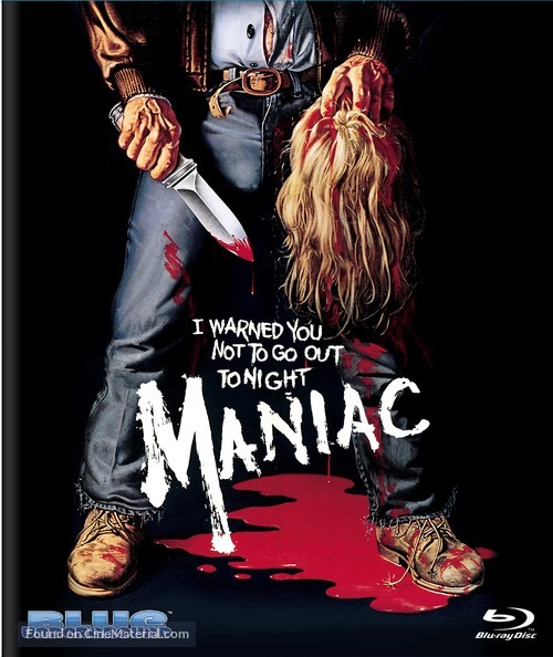 Maniac - Blu-Ray movie cover