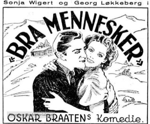 Bra mennesker - Norwegian poster