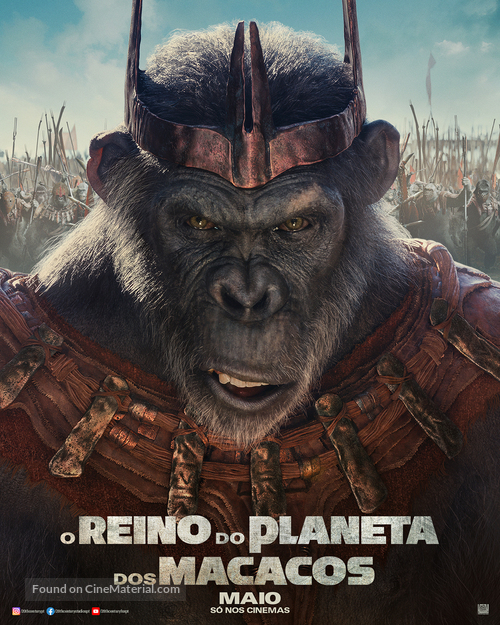 Kingdom of the Planet of the Apes - Portuguese Movie Poster