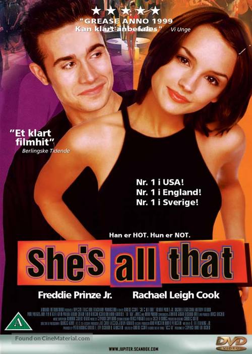 She&#039;s All That - Danish DVD movie cover