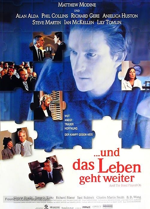 And the Band Played On - German Movie Poster