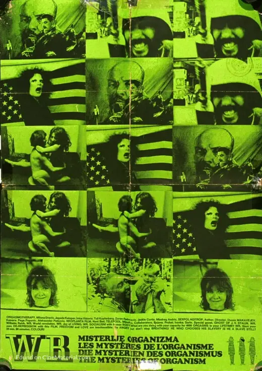 W R Misterije Organizma 1971 Yugoslav Movie Poster