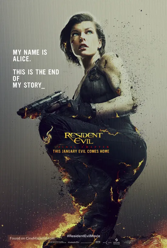 Resident Evil: The Final Chapter - Movie Poster