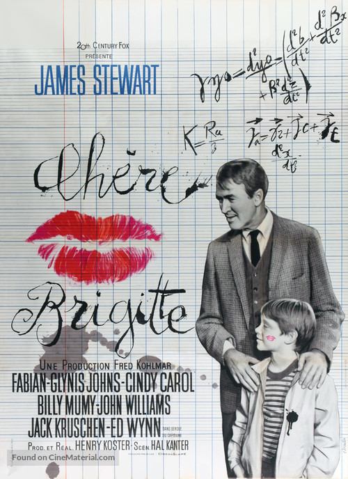 Dear Brigitte - French Movie Poster