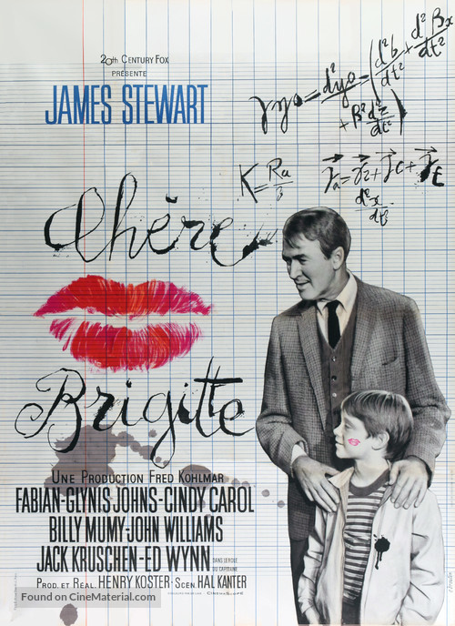 Dear Brigitte - French Movie Poster