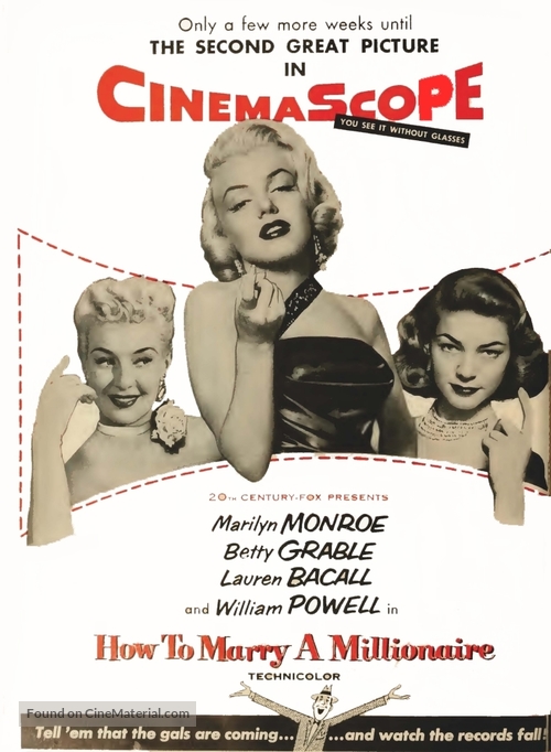 How to Marry a Millionaire - Movie Poster