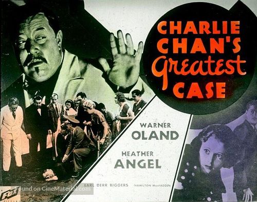 Charlie Chan's Greatest Case - Movie Poster