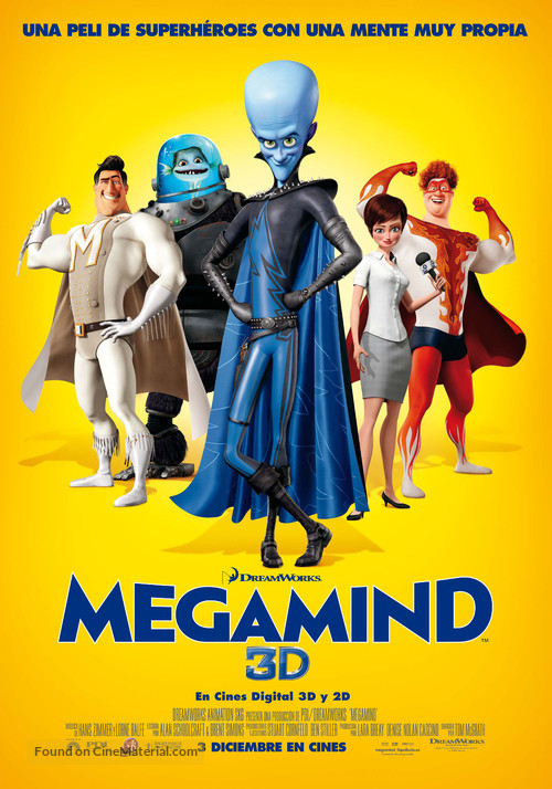 Megamind - Spanish Movie Poster