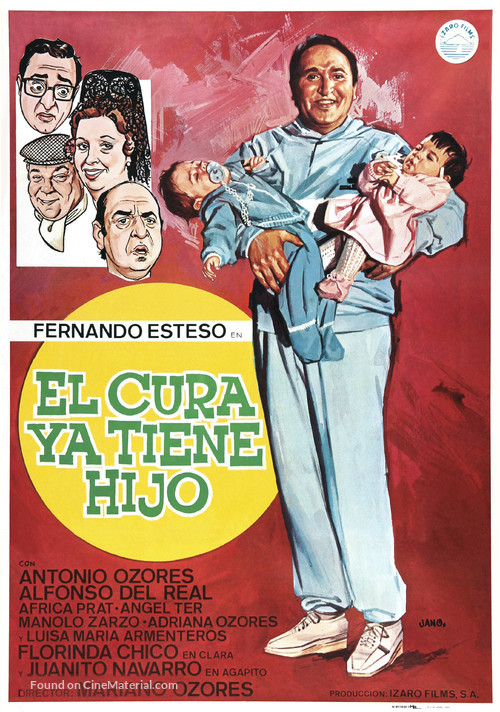 El cura ya tiene hijo - Spanish Movie Poster