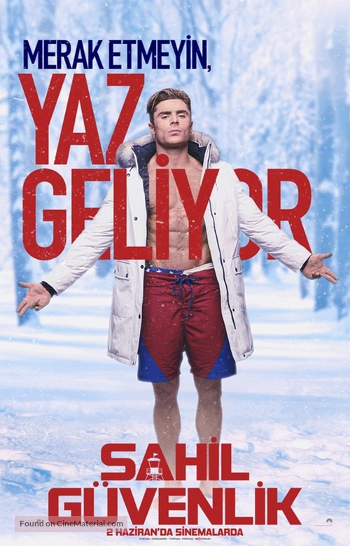 Baywatch - Turkish Movie Poster