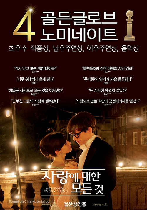 The Theory of Everything - South Korean Movie Poster