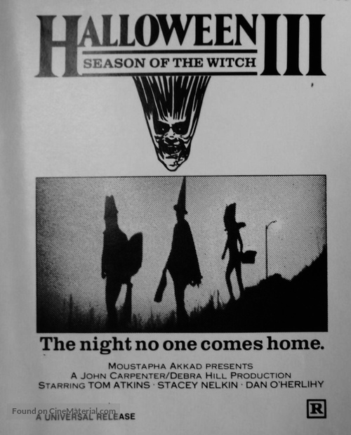 Halloween III: Season of the Witch - Movie Poster
