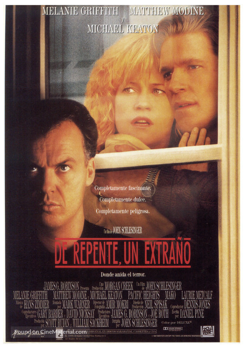 Pacific Heights - Spanish Movie Poster