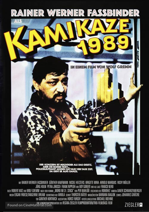 Kamikaze 1989 - German Movie Poster