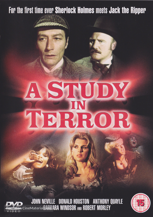 A Study in Terror - British DVD movie cover