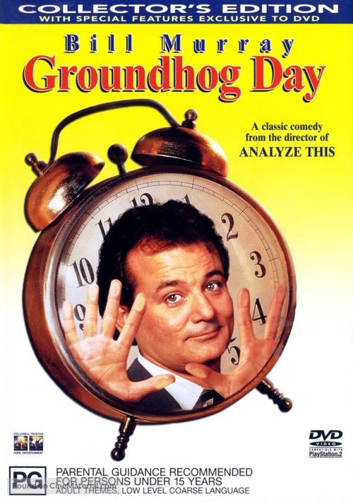 Groundhog Day - Australian DVD movie cover