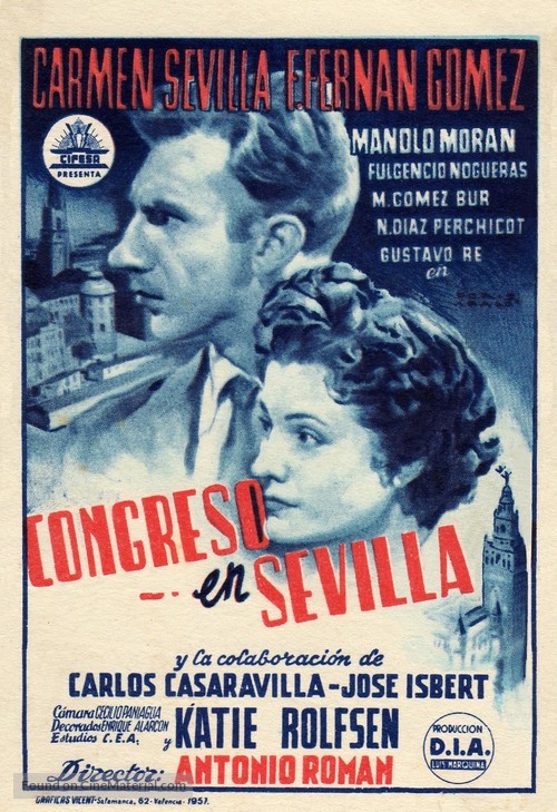 Congreso en Sevilla - Spanish Movie Poster