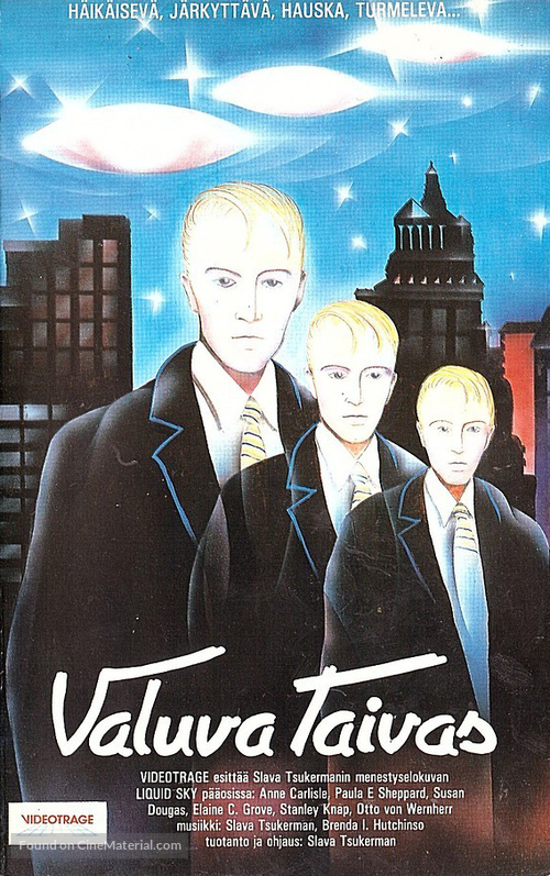 Liquid Sky - Finnish VHS movie cover