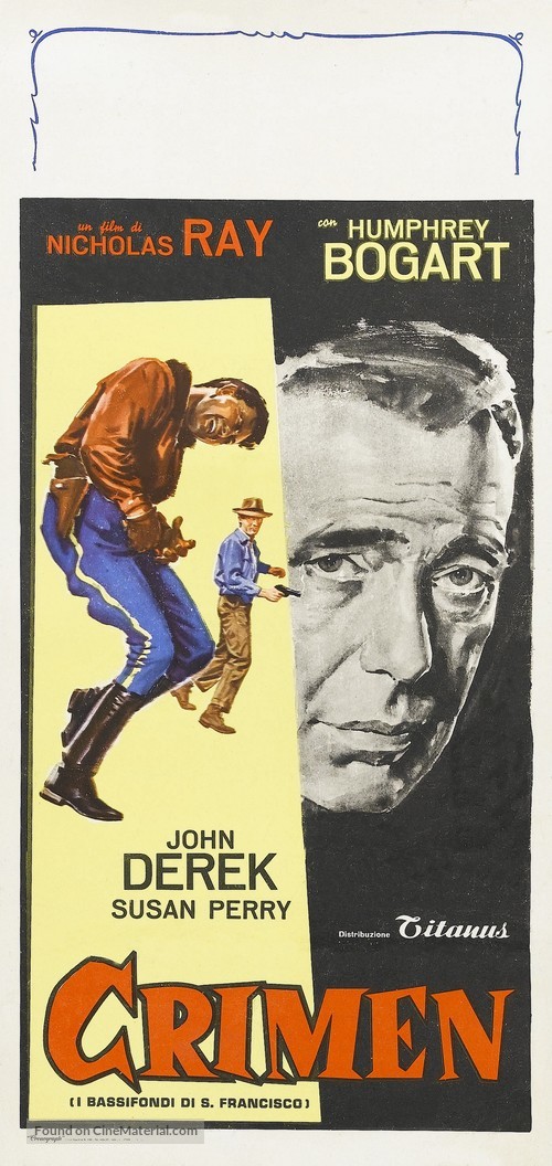 Knock on Any Door - Italian Movie Poster