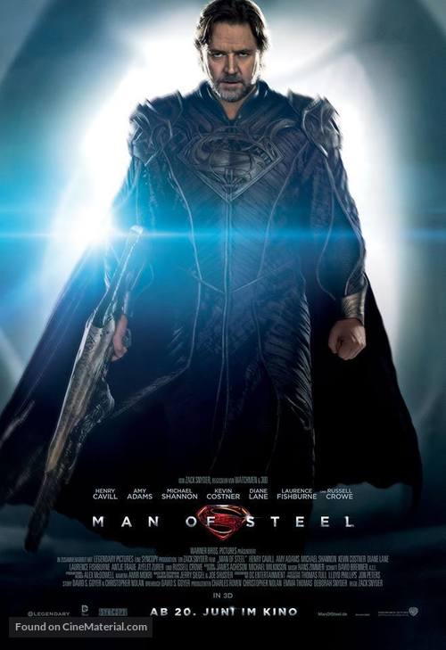Man of Steel - German Movie Poster