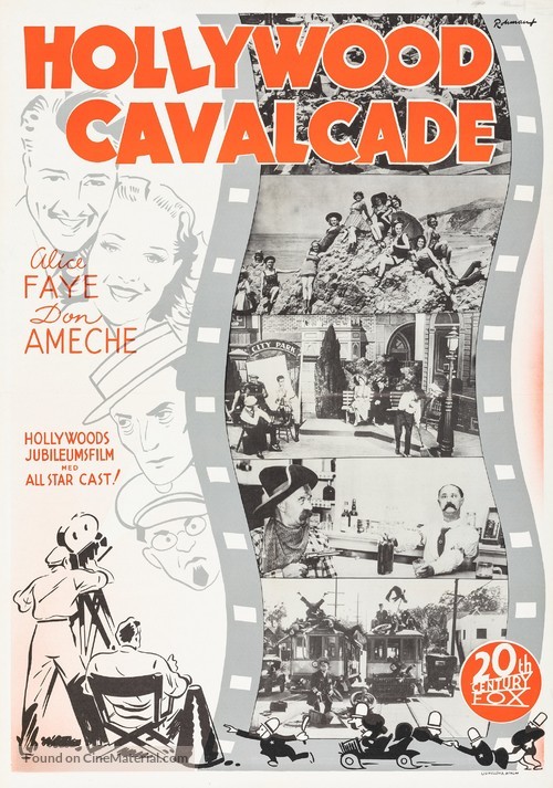 Hollywood Cavalcade - Swedish Movie Poster