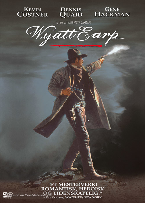 Wyatt Earp - Norwegian DVD movie cover