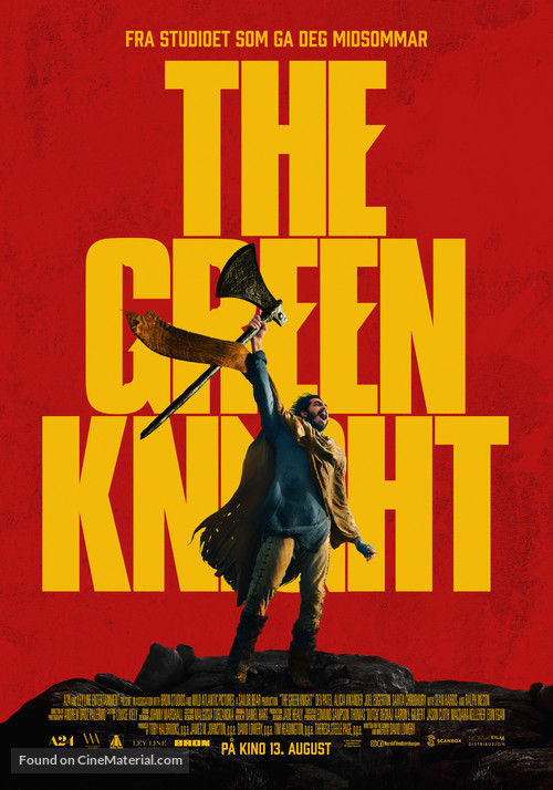 The Green Knight - Norwegian Movie Poster