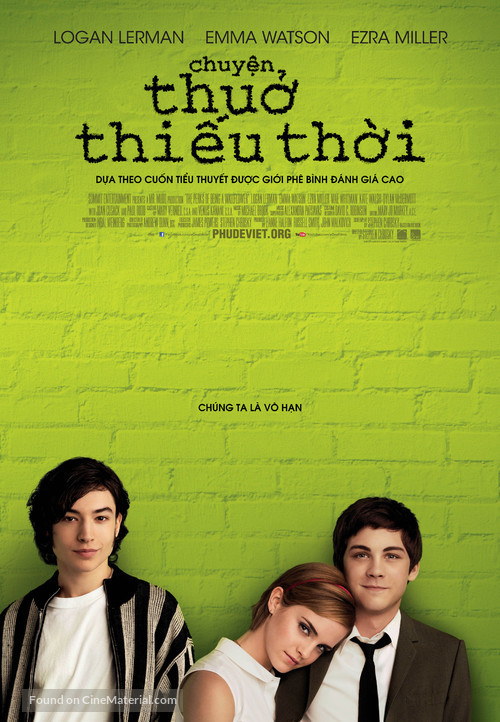 The Perks of Being a Wallflower - Vietnamese Movie Poster