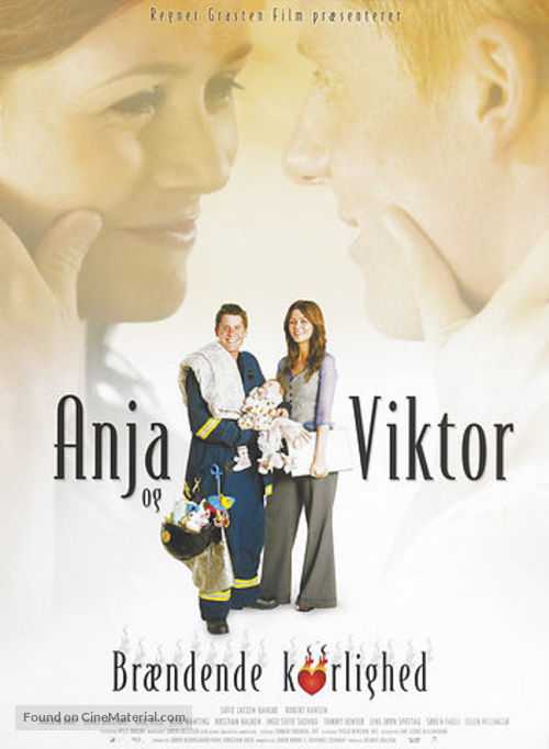 Anja og Viktor - br&aelig;ndende k&aelig;rlighed - Danish Movie Poster