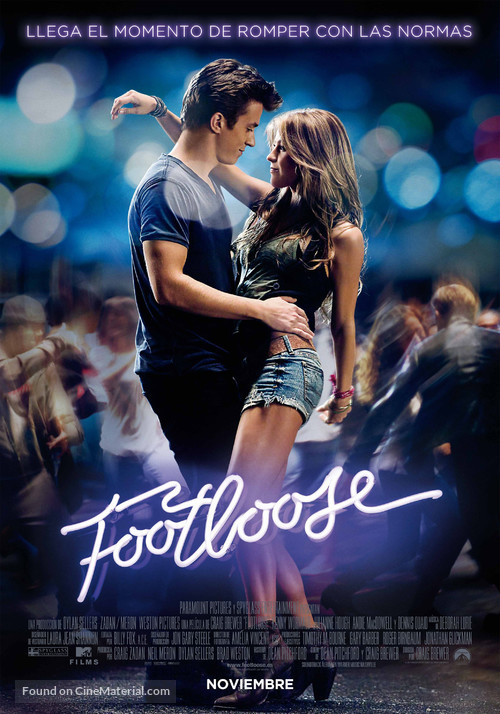 Footloose - Spanish Movie Poster