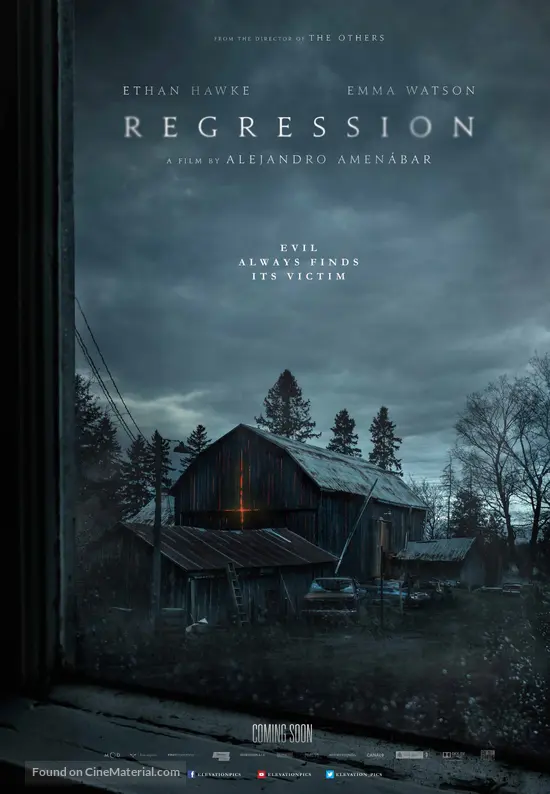 Regression - Canadian Movie Poster