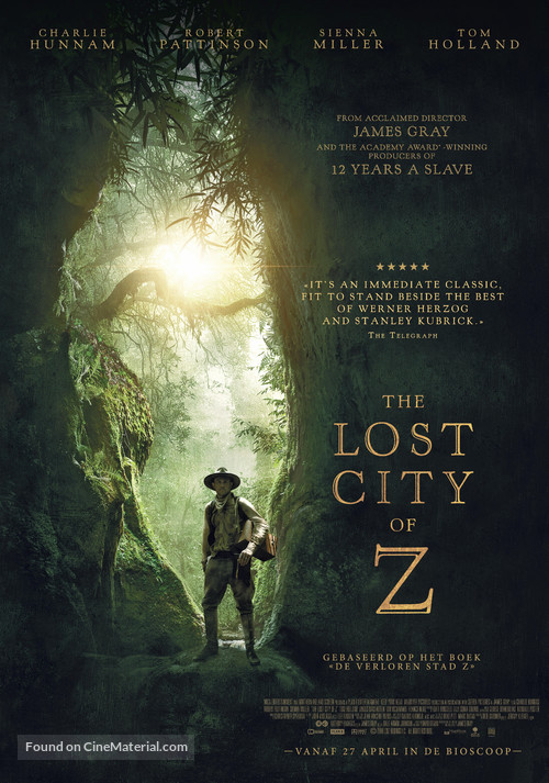 The Lost City of Z - Dutch Movie Poster