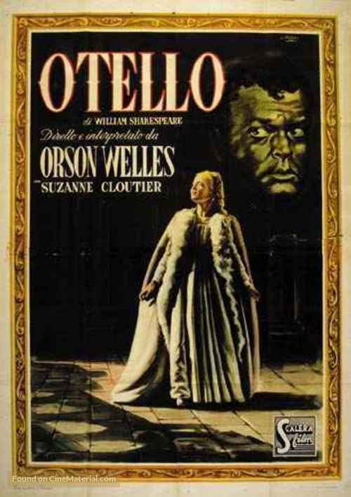 The Tragedy of Othello: The Moor of Venice - Italian Movie Poster