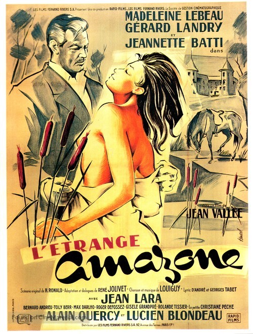 L&#039;&eacute;trange amazone - French Movie Poster
