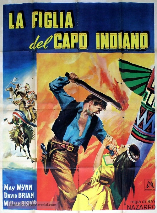 The White Squaw - Italian Movie Poster