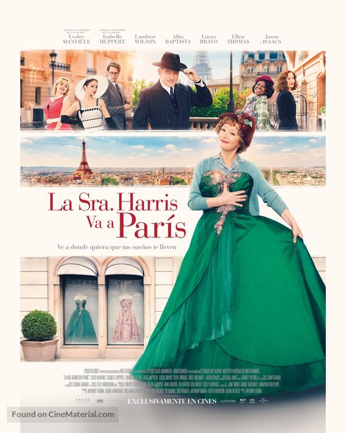 Mrs. Harris Goes to Paris - Argentinian Movie Poster