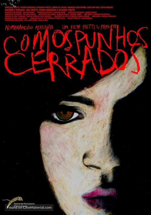 Com os Punhos Cerrados - Brazilian Movie Poster