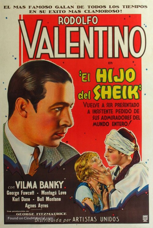 The Son of the Sheik - Argentinian Movie Poster