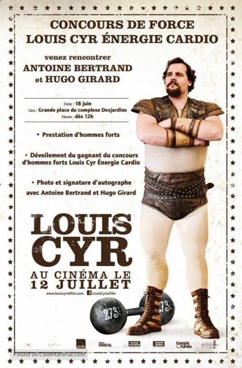 Louis Cyr - Canadian Movie Poster