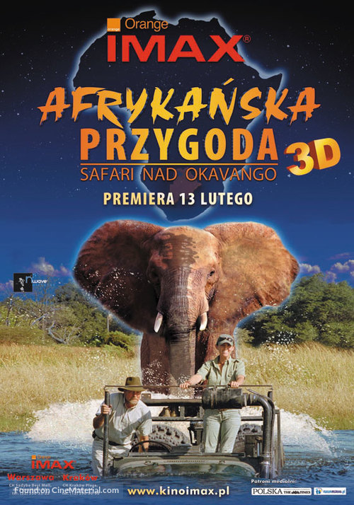 African Adventure: Safari in the Okavango - Polish Movie Poster