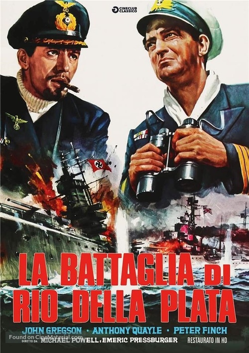 The Battle of the River Plate - Italian DVD movie cover