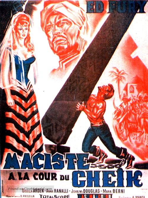 Maciste contro lo sceicco - French Movie Poster