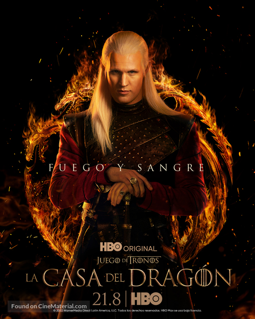 &quot;House of the Dragon&quot; - Argentinian Movie Poster