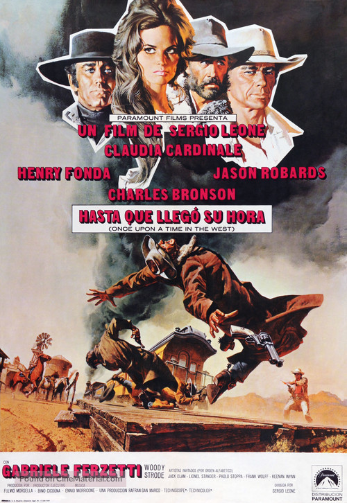 C&#039;era una volta il West - Spanish Movie Poster