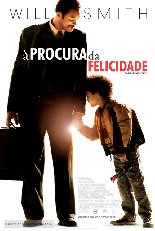 The Pursuit of Happyness - Brazilian Movie Poster