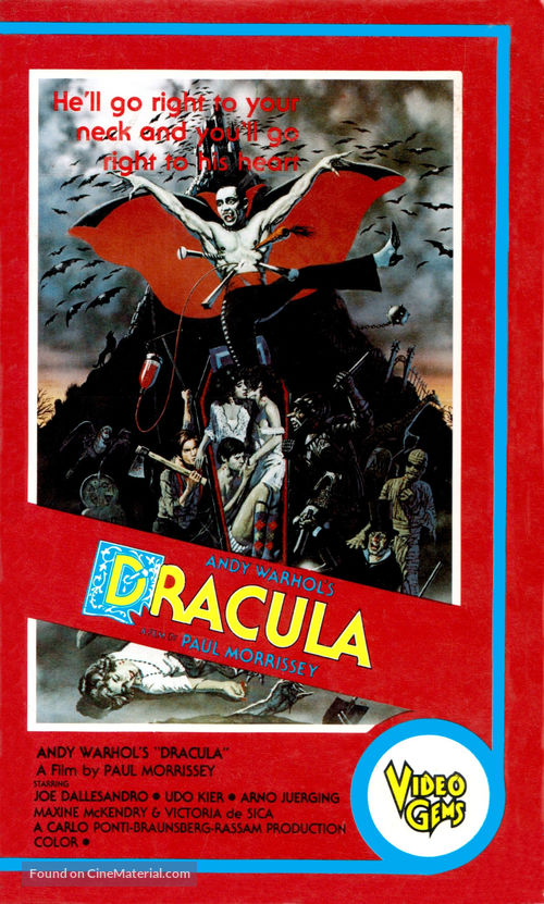 Blood for Dracula - Movie Cover